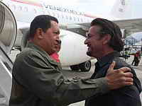 фото Шон Пенн и Уго Чавес